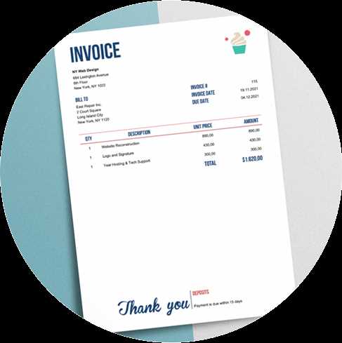 invoice template pdf download