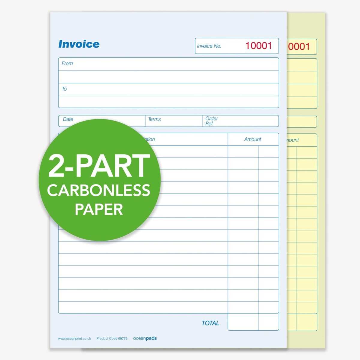 invoice template without vat