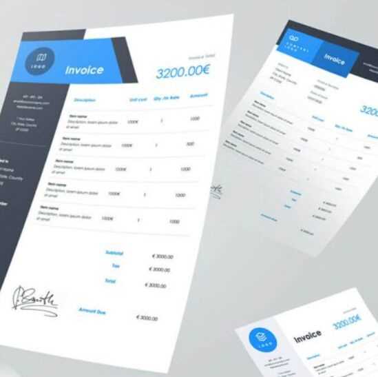 invoice templates for ipad