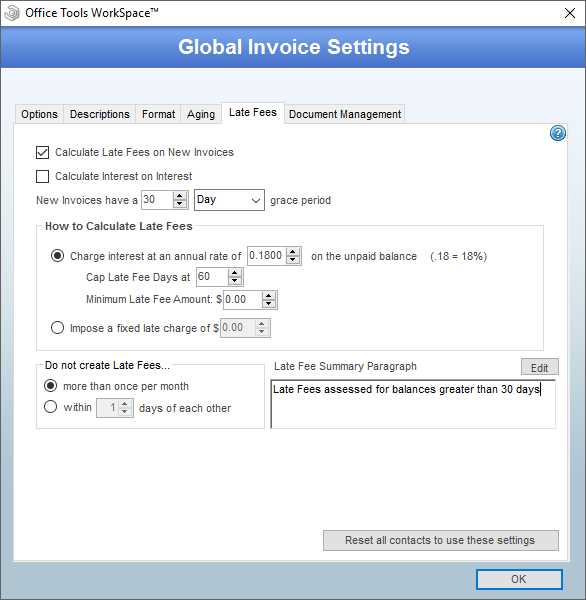 late payment interest invoice template