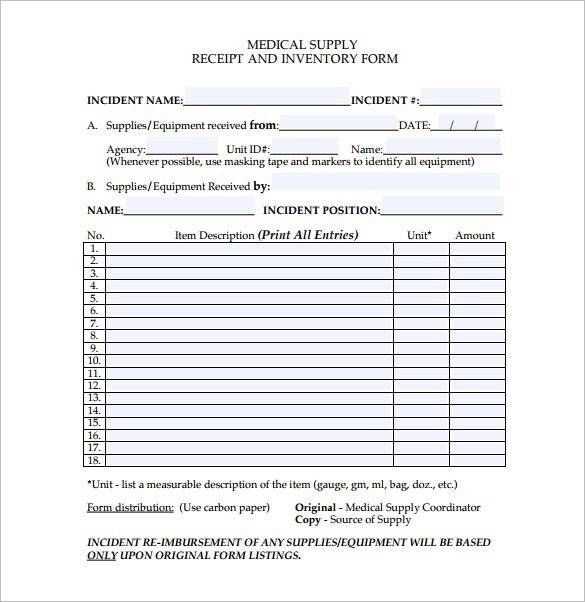 medical records invoice template word