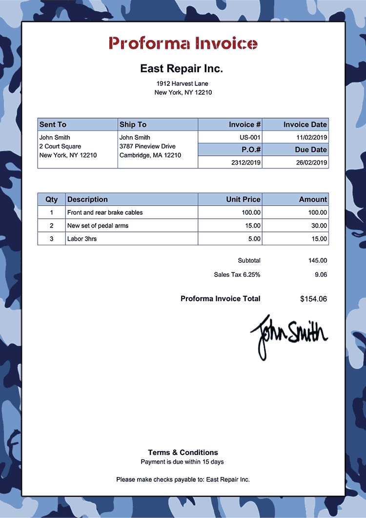 mobile notary invoice template