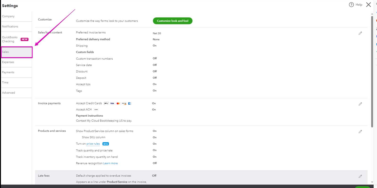 modify invoice template in quickbooks