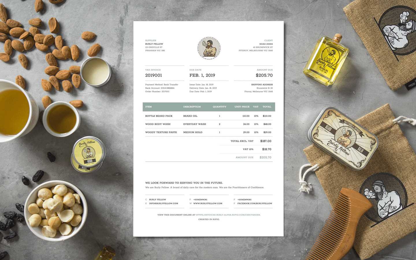 multi currency invoice template