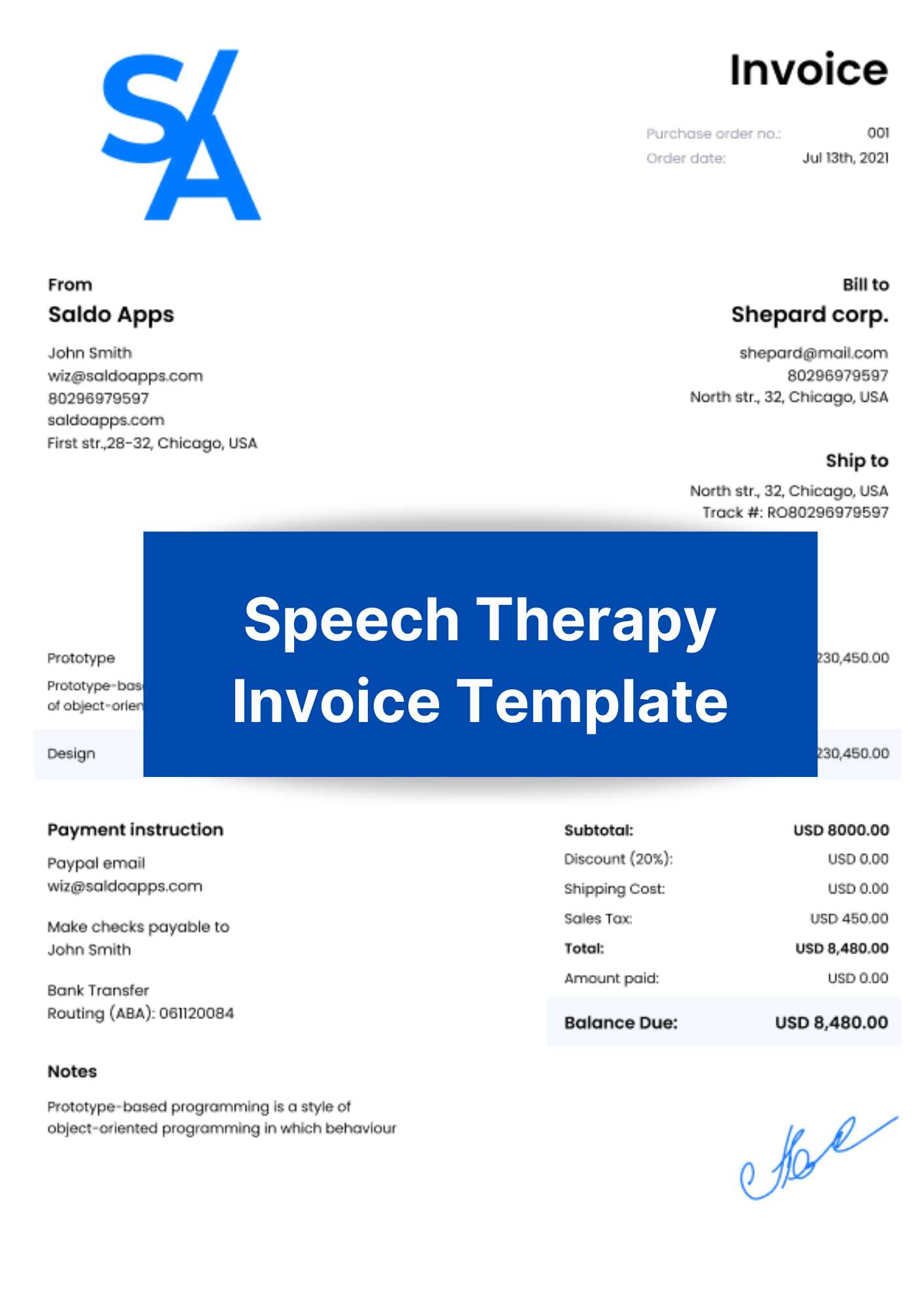 music lesson invoice template