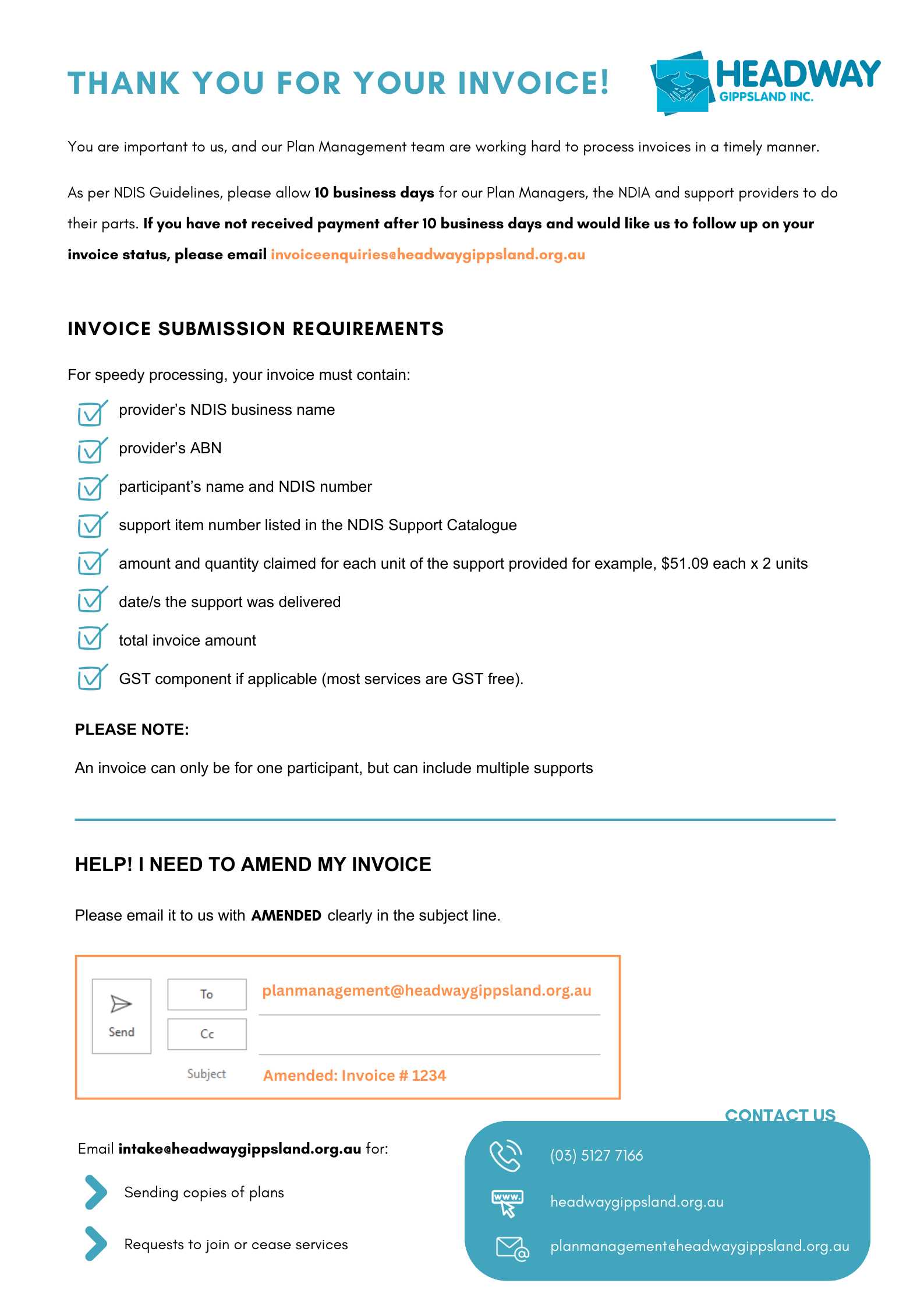 ndis invoice template