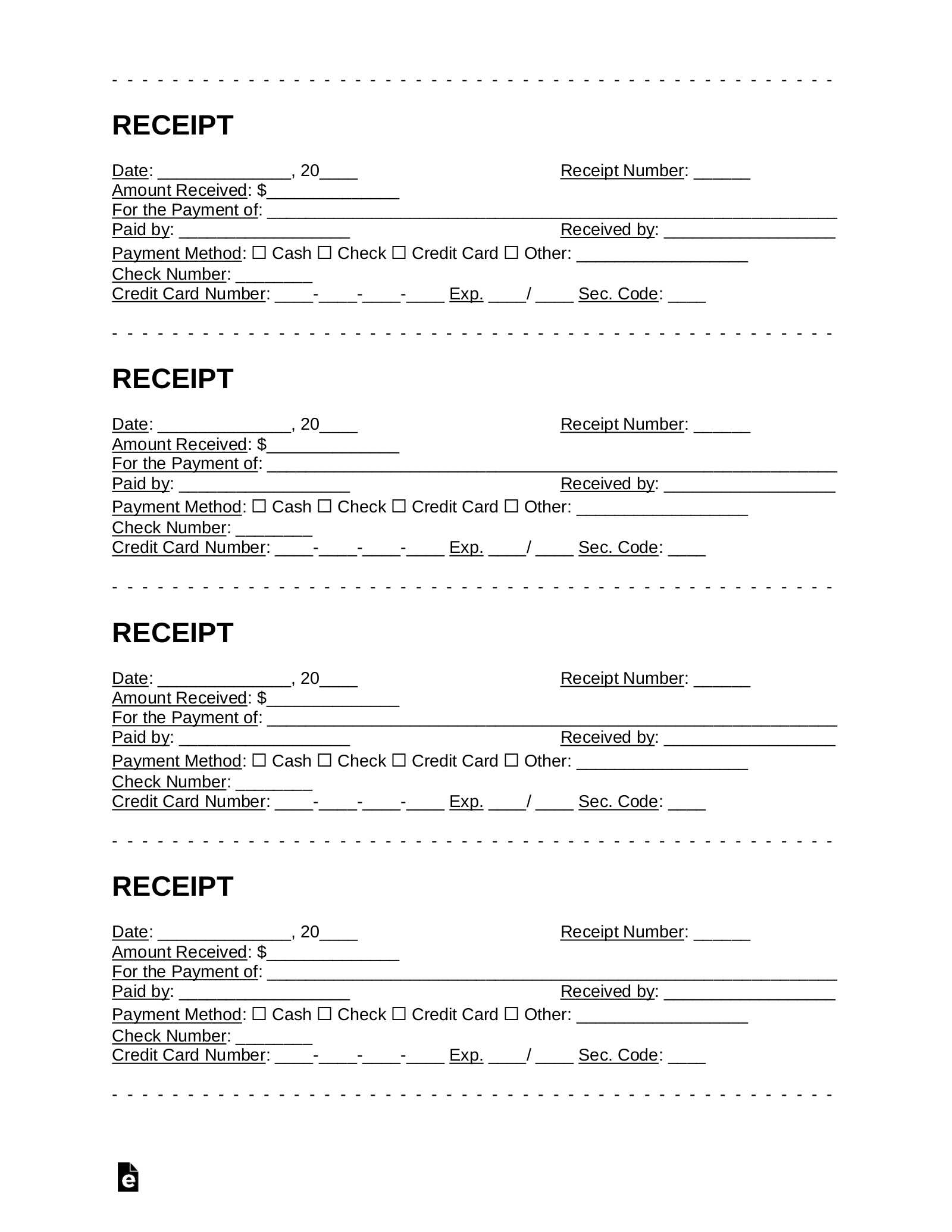 paid invoice receipt template