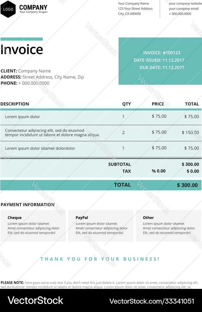 patient invoice template