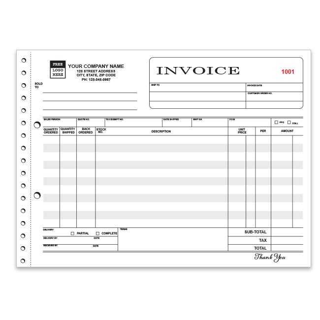 personalized invoice template