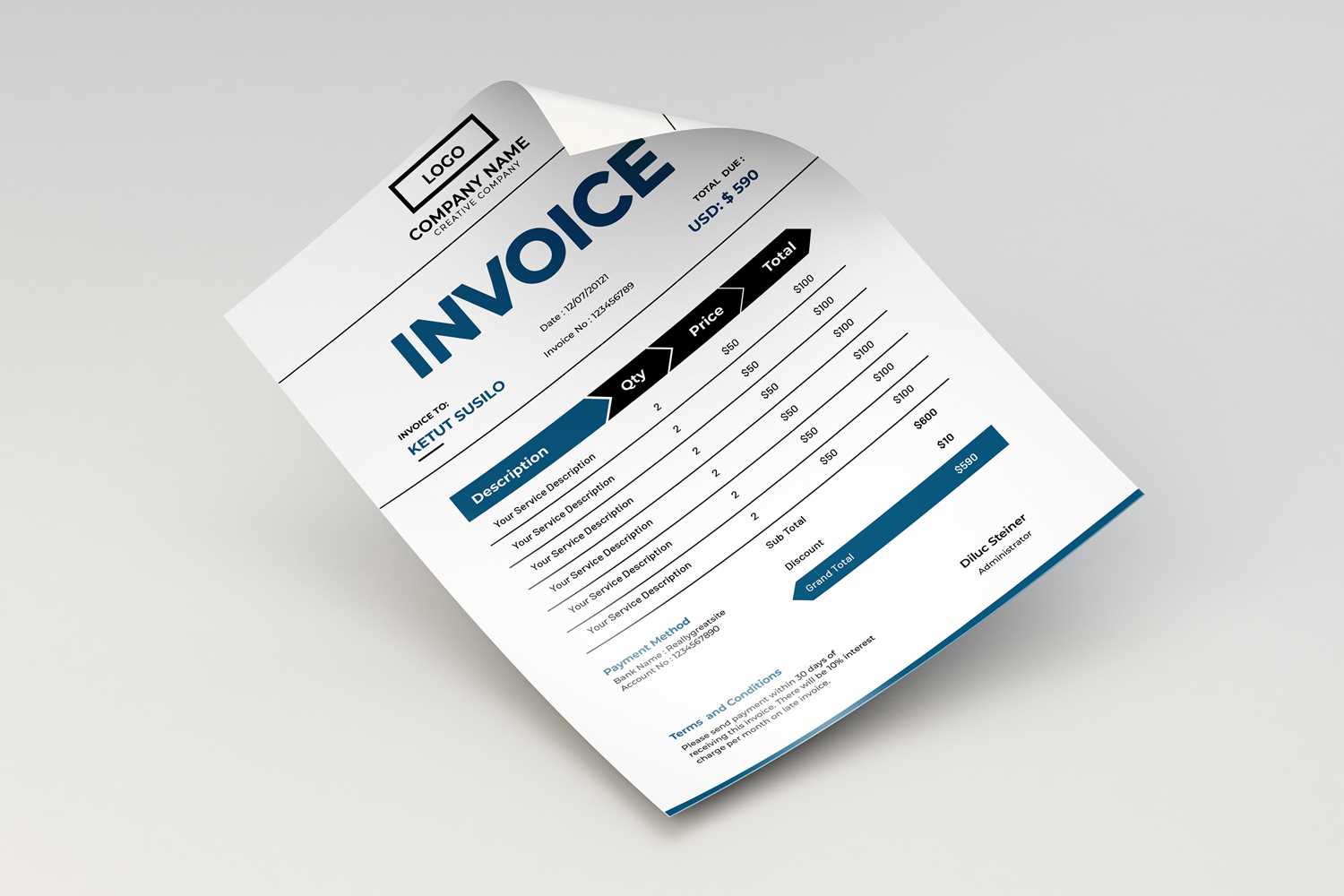 printable invoice template