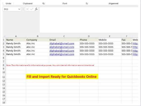quickbooks import invoice template