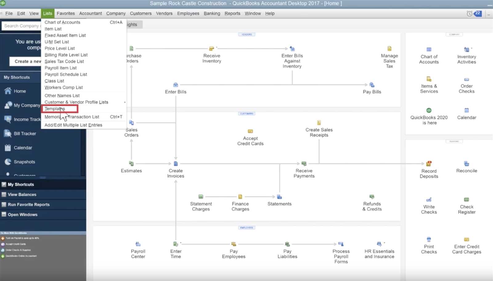 quickbooks multiple invoice templates