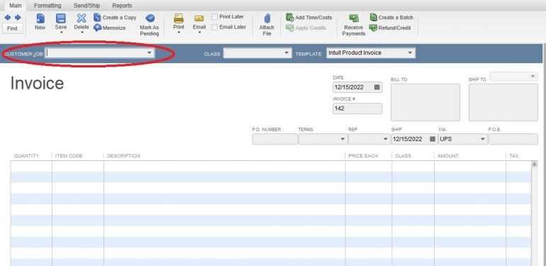 quickbooks online invoice templates download