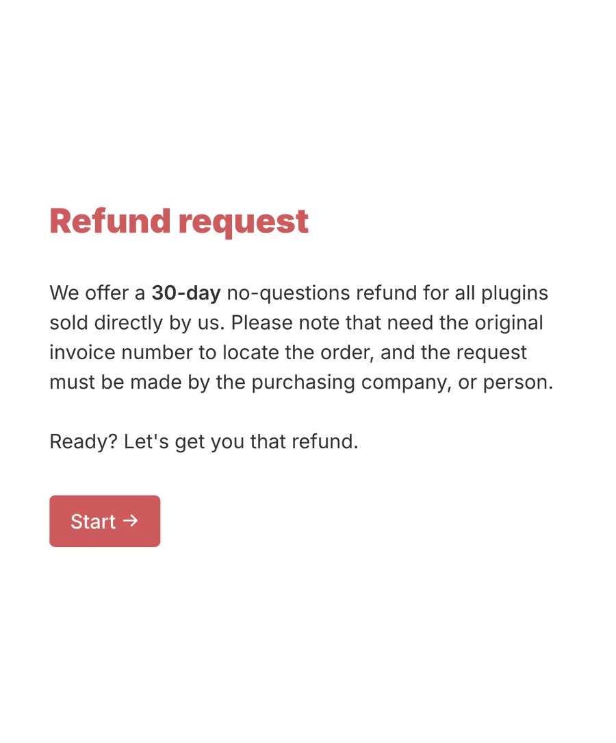 refund invoice template