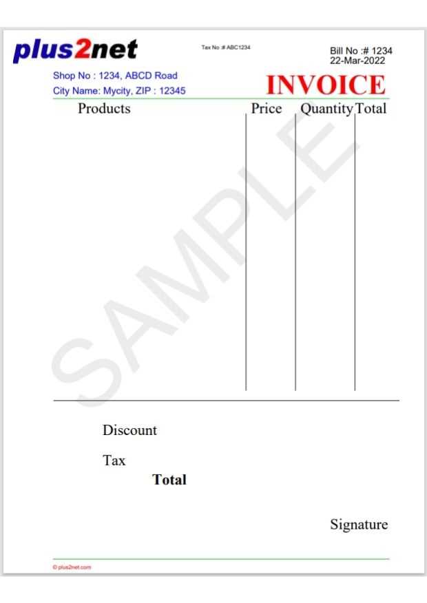 reportlab invoice template