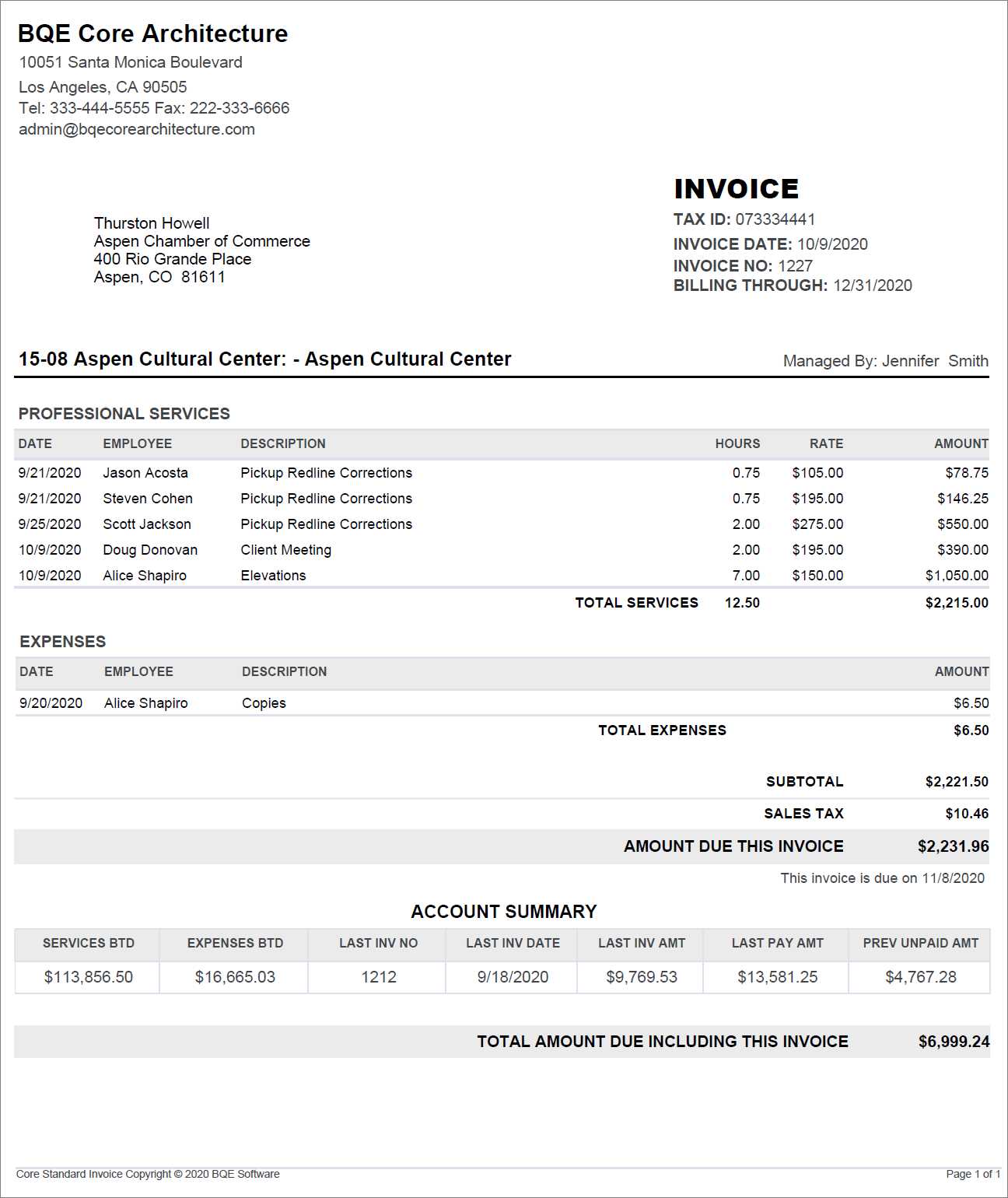 retainer fee invoice template