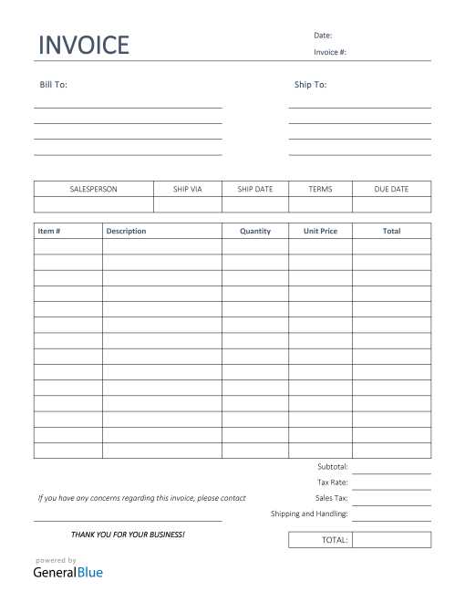 sales invoice template doc