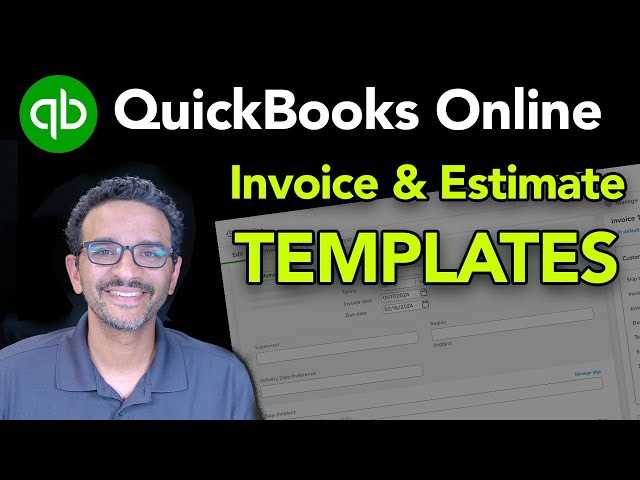 set up invoice template in quickbooks online