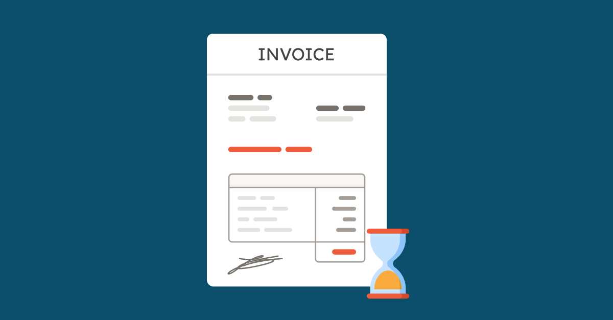 template for outstanding invoice