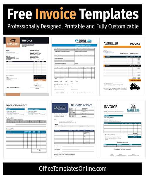 trucking invoice templates