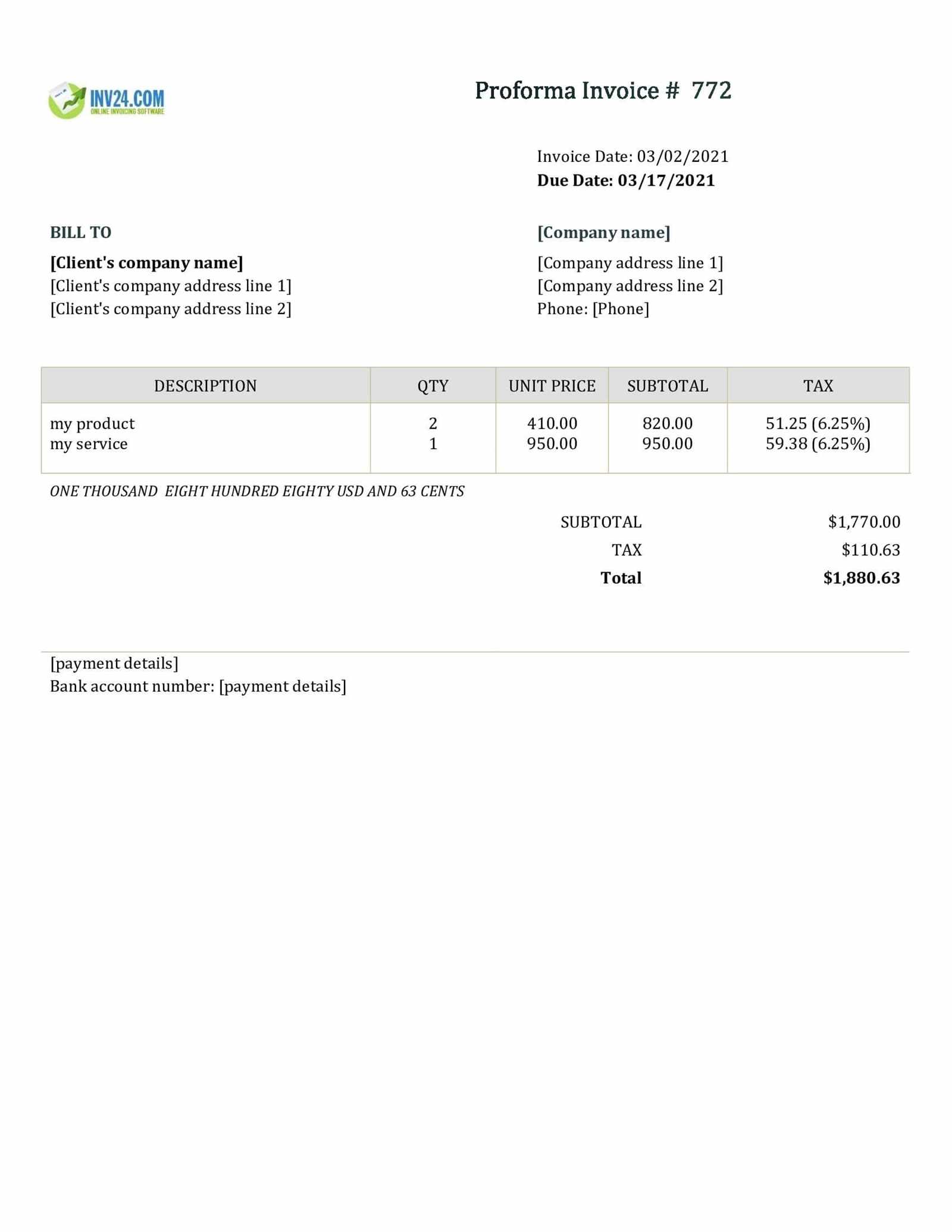 video production invoice template free
