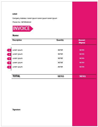 voiceover invoice template