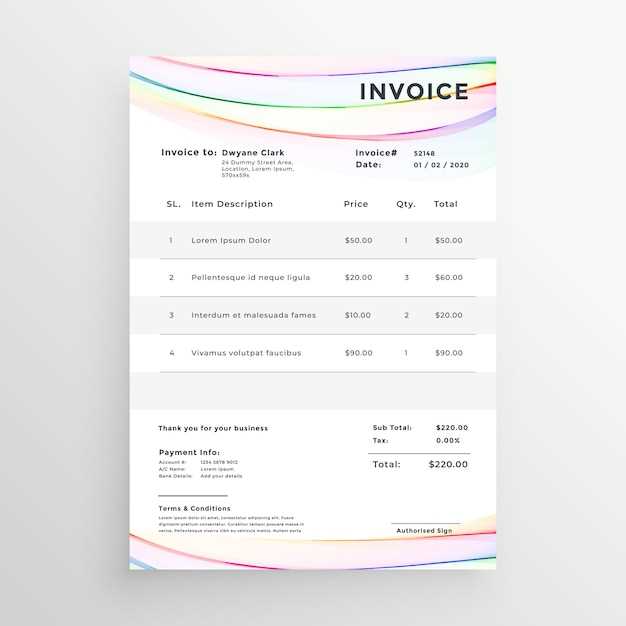 wave free invoice template