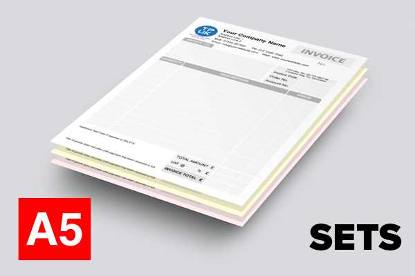 a5 invoice template