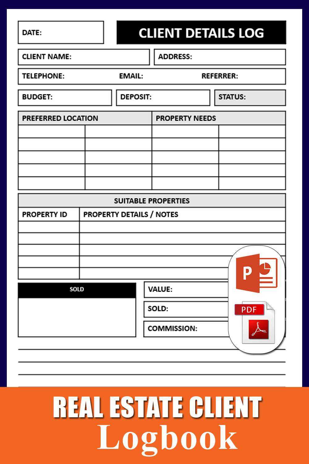 invoice template for real estate commission