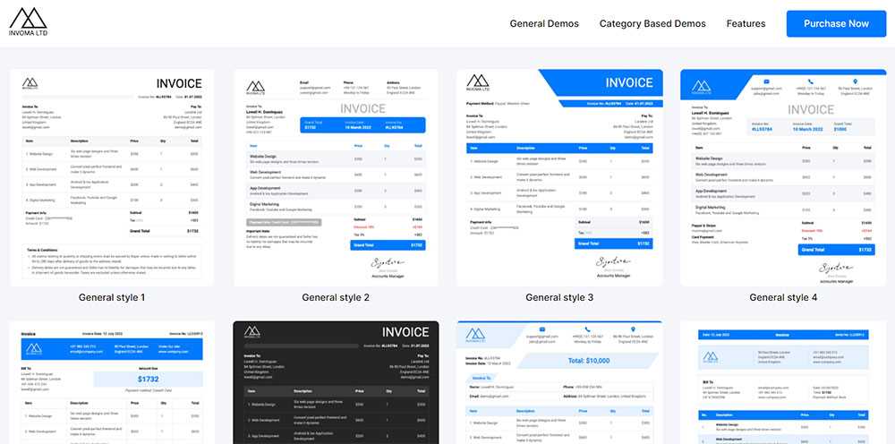 html css invoice template free download