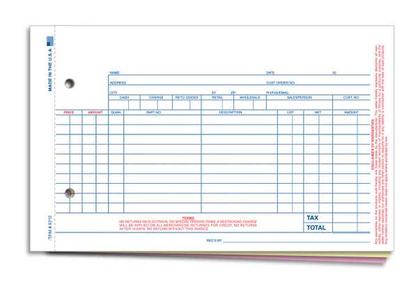 adams invoice template