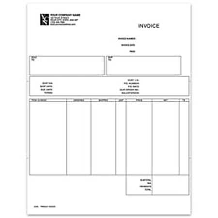 adams invoice template