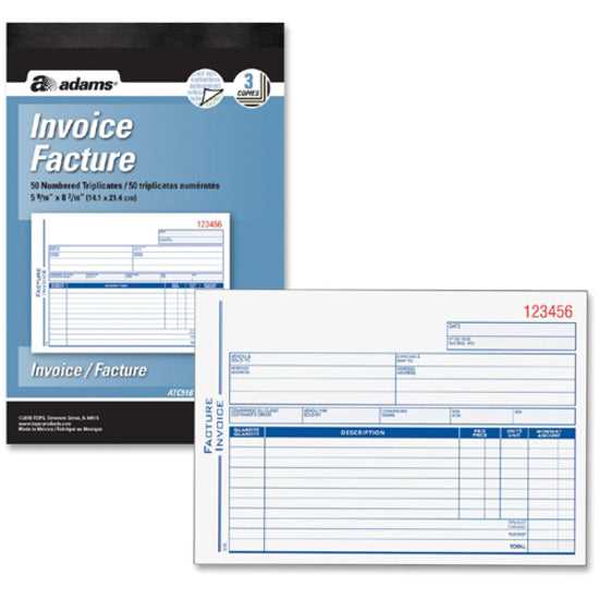 adams invoice template