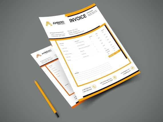 adobe illustrator invoice template free