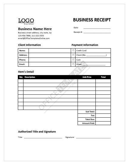 invoice template download free word