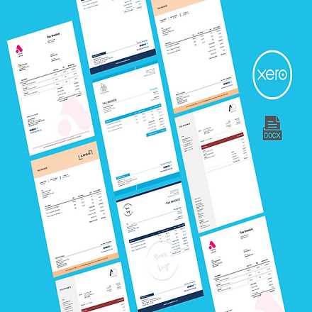 how to set up invoice template in xero