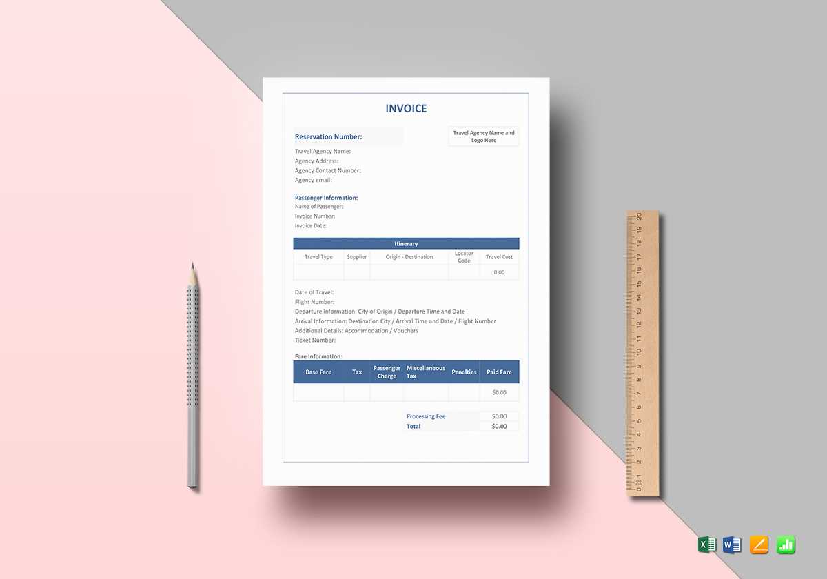 agency invoice template