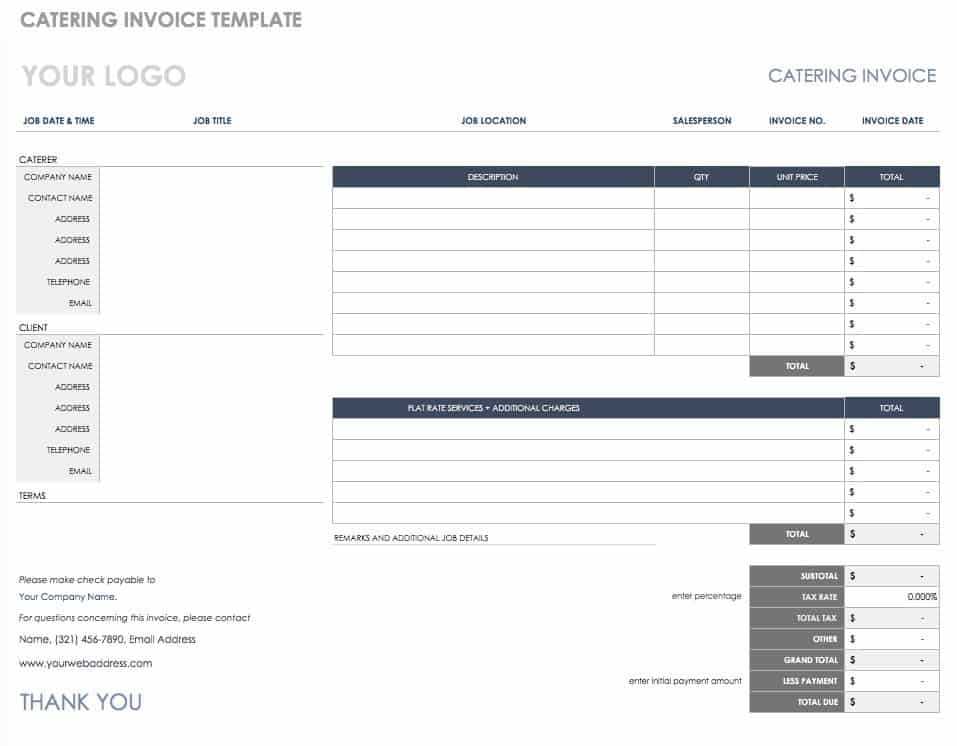 printable lawn care invoice template