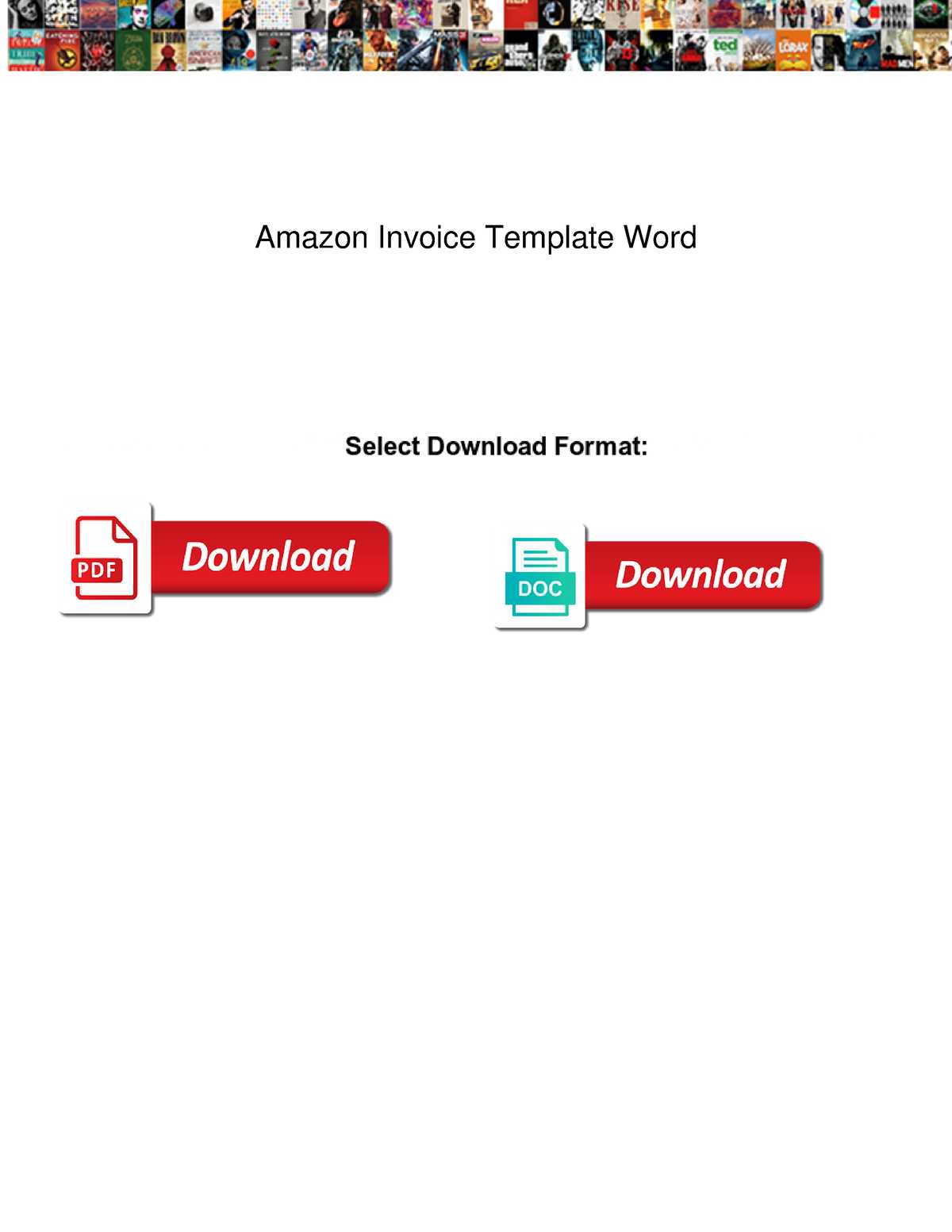 amazon invoice template download