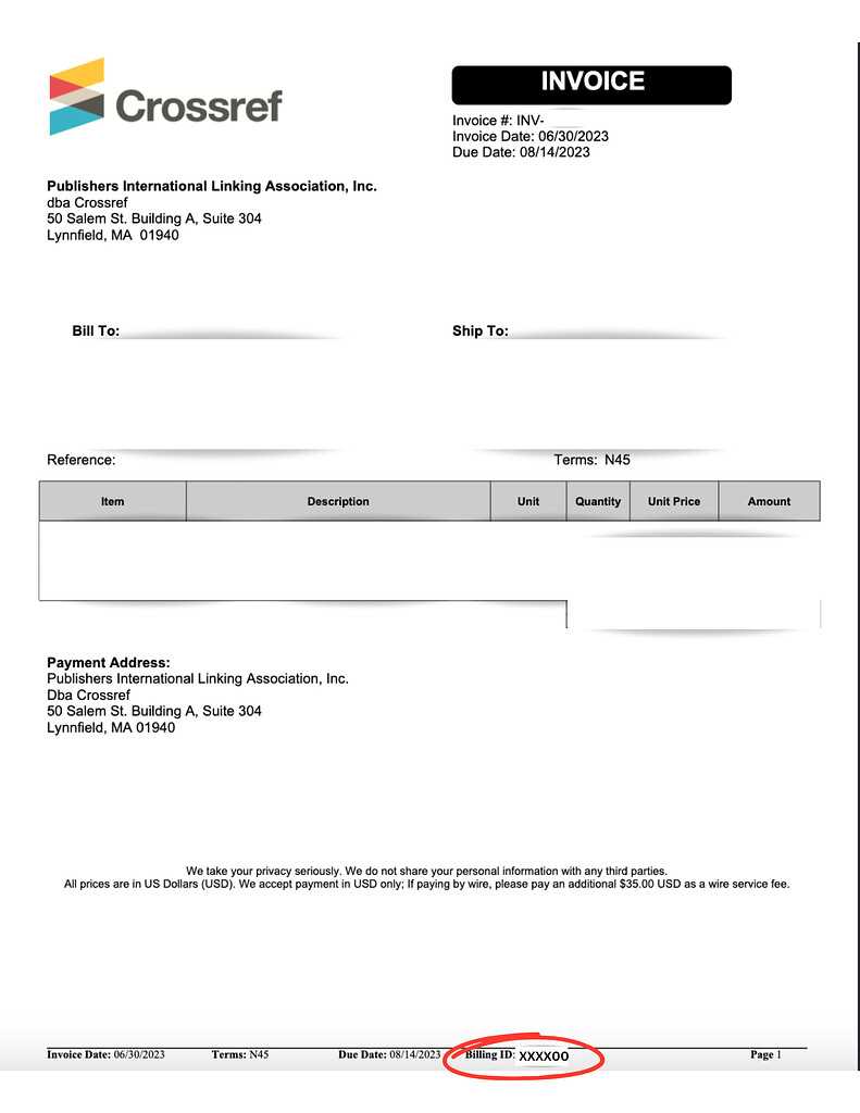 dba invoice template