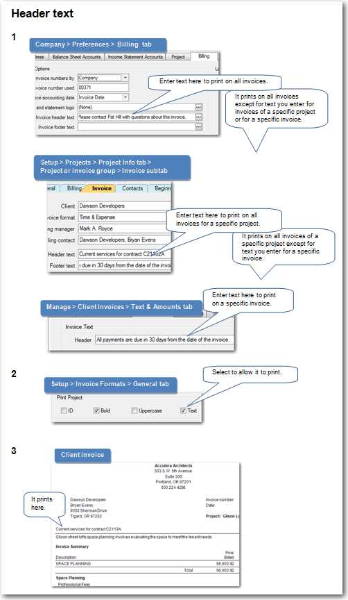 architects invoice template