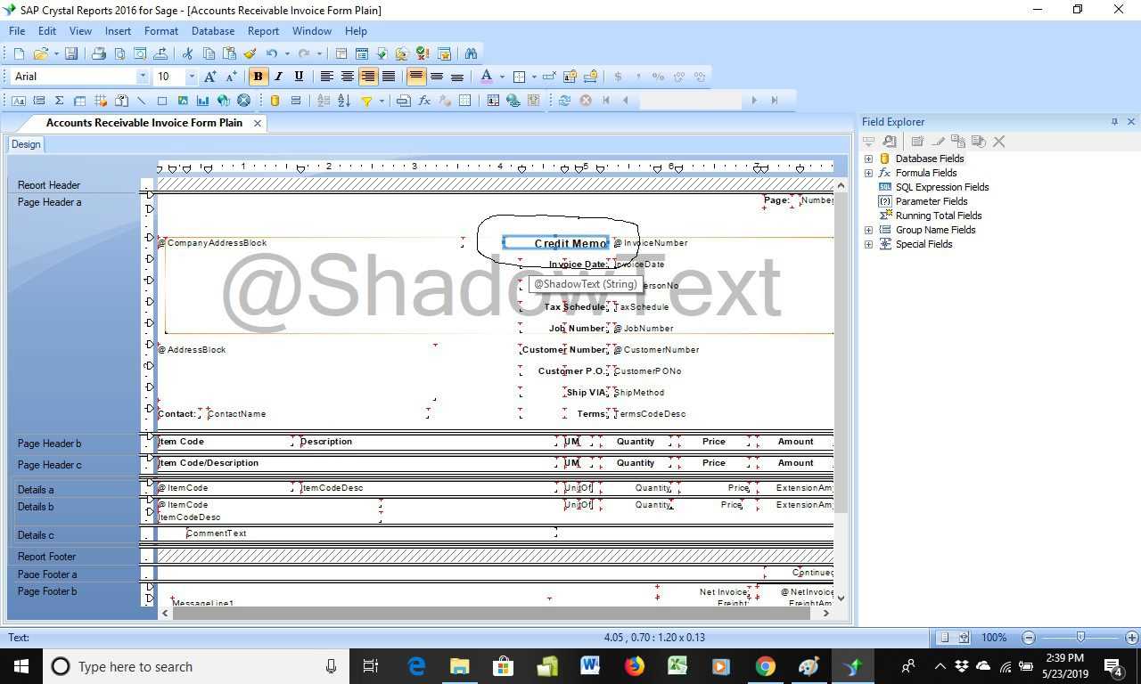 sage accounting invoice templates
