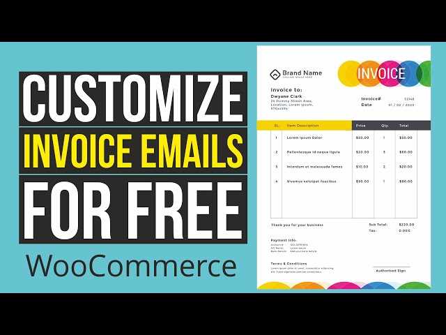 customizable invoice template free