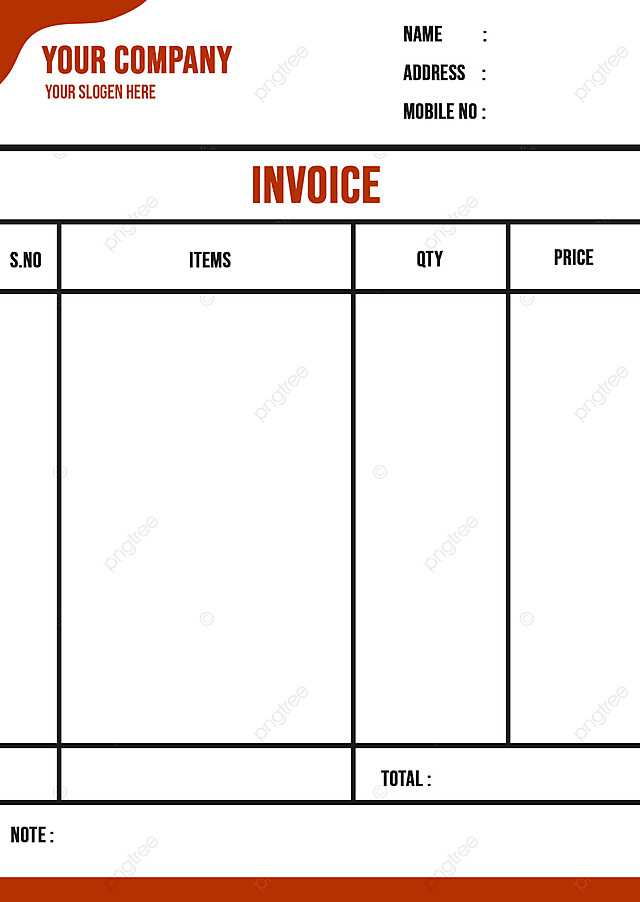 free invoice psd template