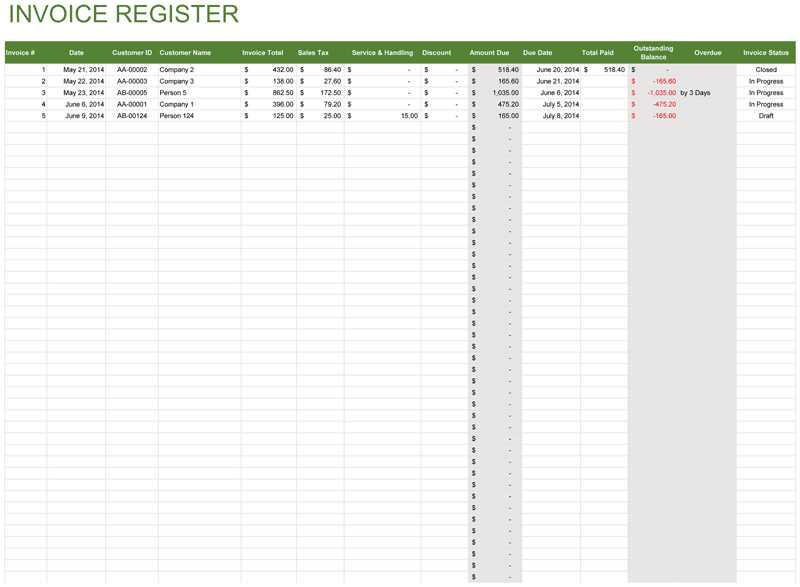 ms excel invoice template