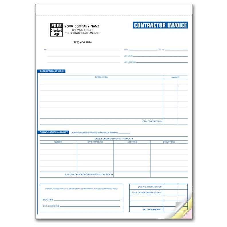 bathroom remodel invoice template