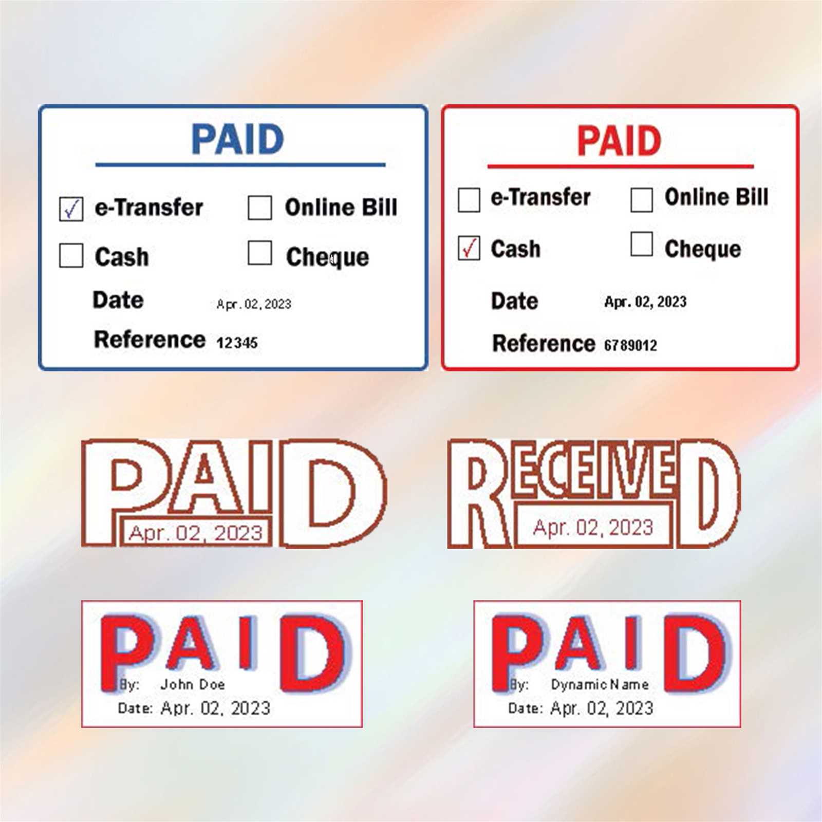 invoice approval stamp template