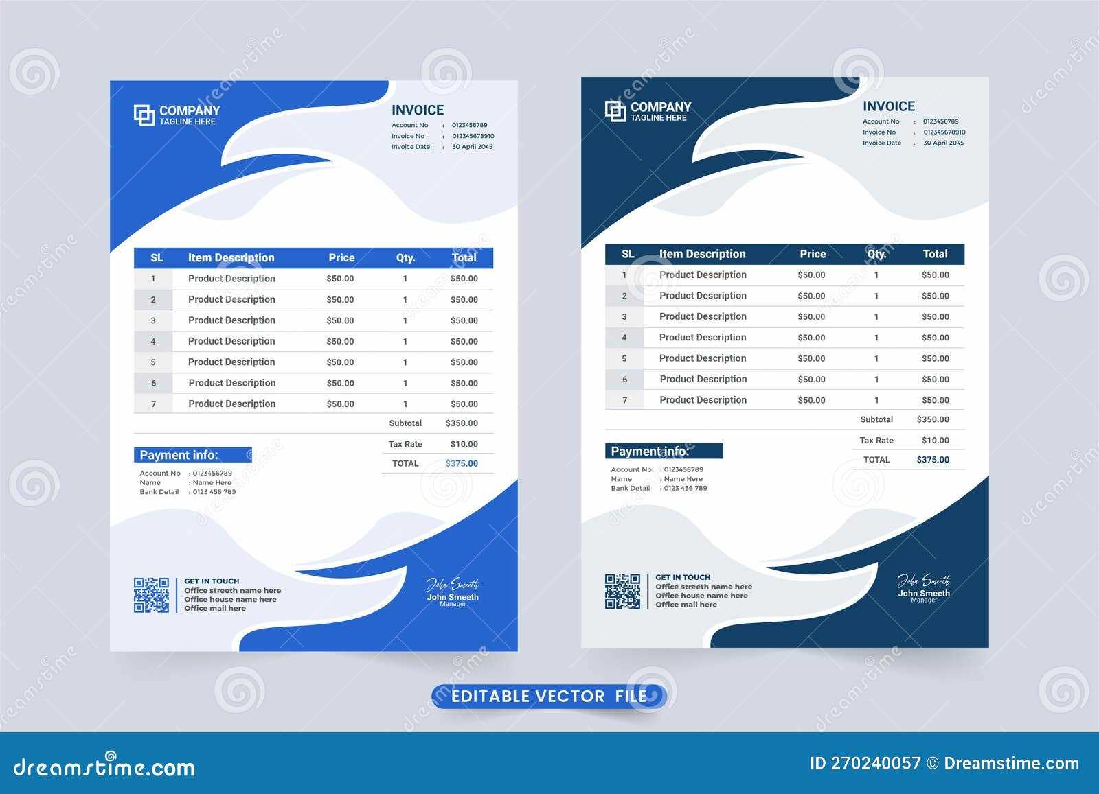 bill to invoice template