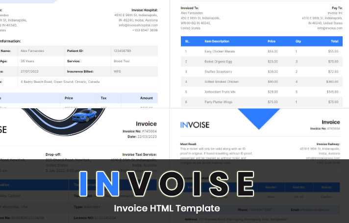 bootstrap invoice template