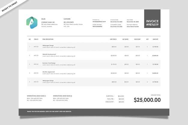 bootstrap invoice template